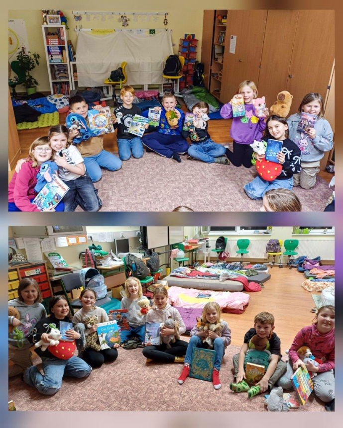Lesenacht der Klasse 3b